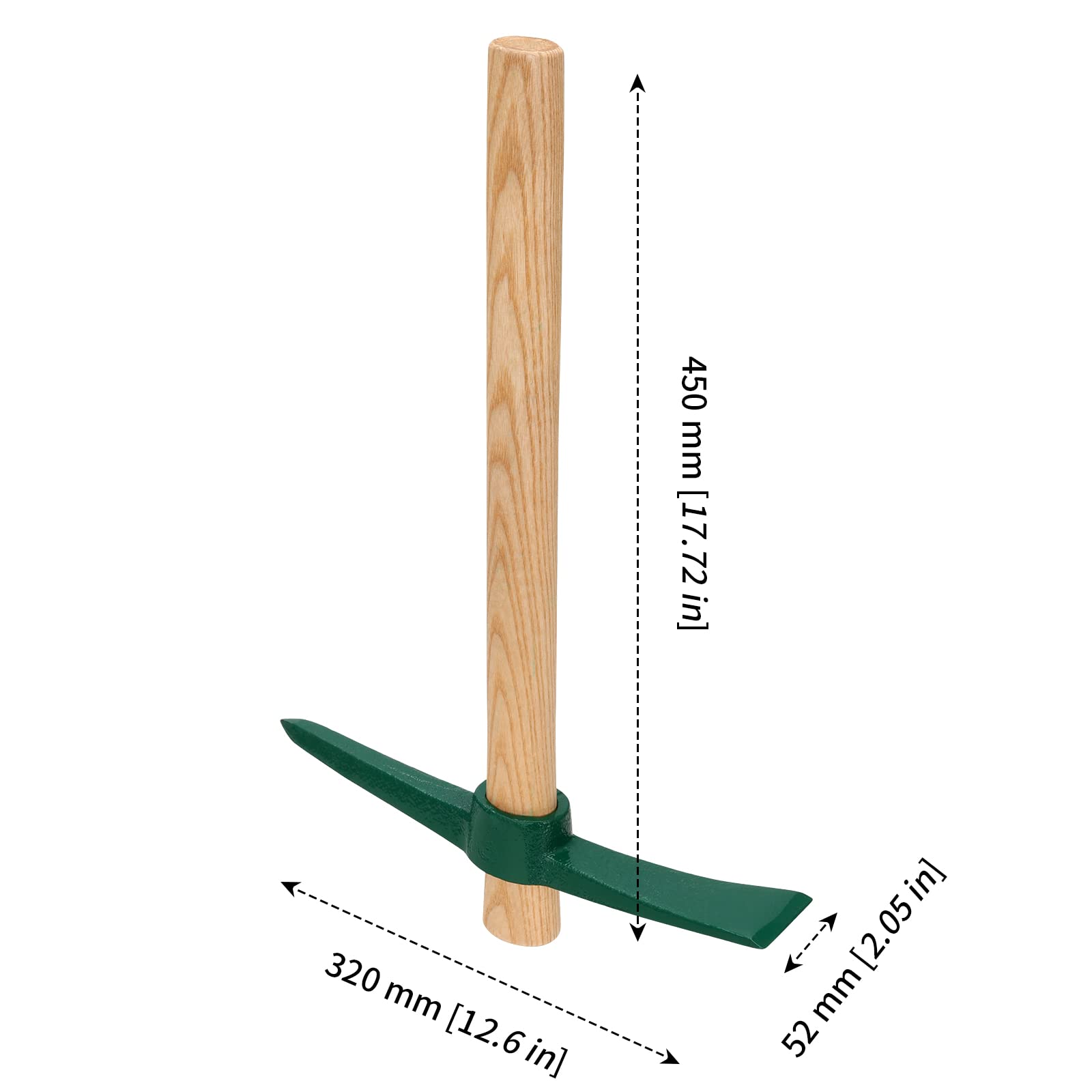 MANCHAP Garden Pickaxe - Durable Digging Tool -2
