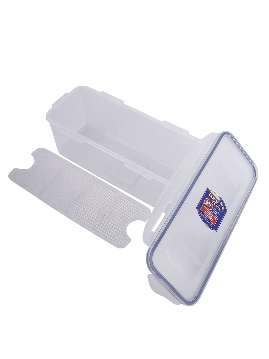 Contenitore Ermetico Lock & Lock Classic Rettangolare Con Organizer Interno | 2,6 L | 248x180x93 Mm - 2