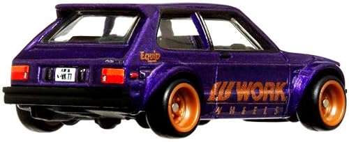 Miniatura 2 de Hot Wheels Vehículos Car Culture Circuit Legends para niños de 3 años en adelante, 81 Toyota Starlet Kp61, colección premium de vehículos a escala