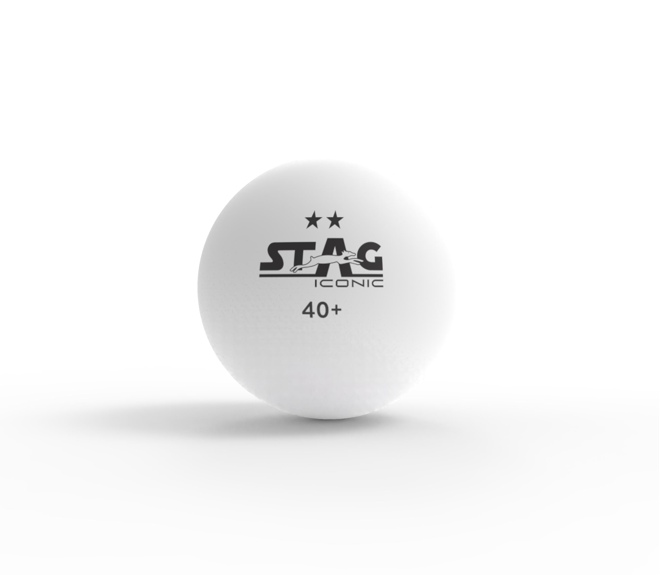 STAG ICONIC Plastic 2 Star Table Tennis (T.T) Balls | Advanced 40+Mm Ping Pong Balls For Training, Tournaments And Recreational Play | Ideal For Indoor/Outdoor Game - Pack Of 3 (White)-image-33