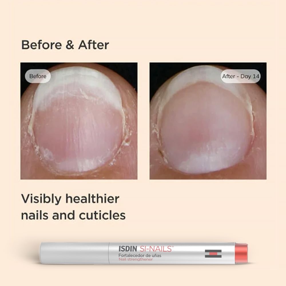 ISDIN SI-NAILS - Fortalecedor de uñas para uñas saludables, hidrata las uñas y cutículas, endurece las uñas y promueve el crecimiento de las uñas