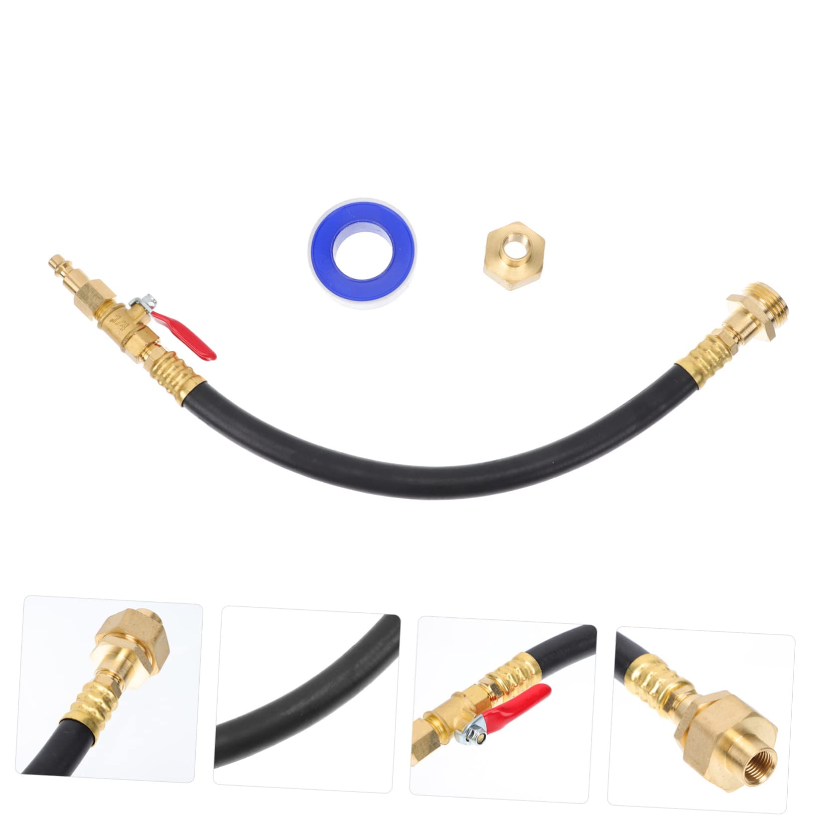 Adattatore Blowout per Sistemi Sprinkler Antigelo, 1 Pezzo | Ottone e Plastica, Raccordo Rapido per Tubo Giardino, Uso su Camper e Rubinetti