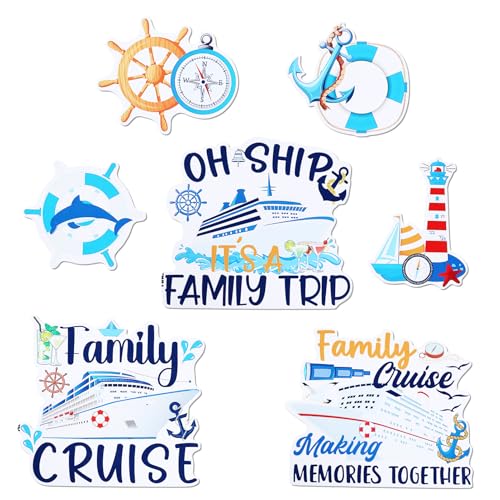 Imanes decorativos para puertas Cruise, pack de 7 unidades