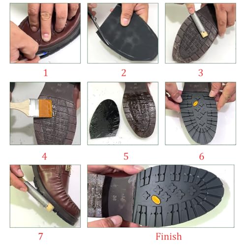 Plantillas de goma para reemplazo de suelas y tacones miniatura 5