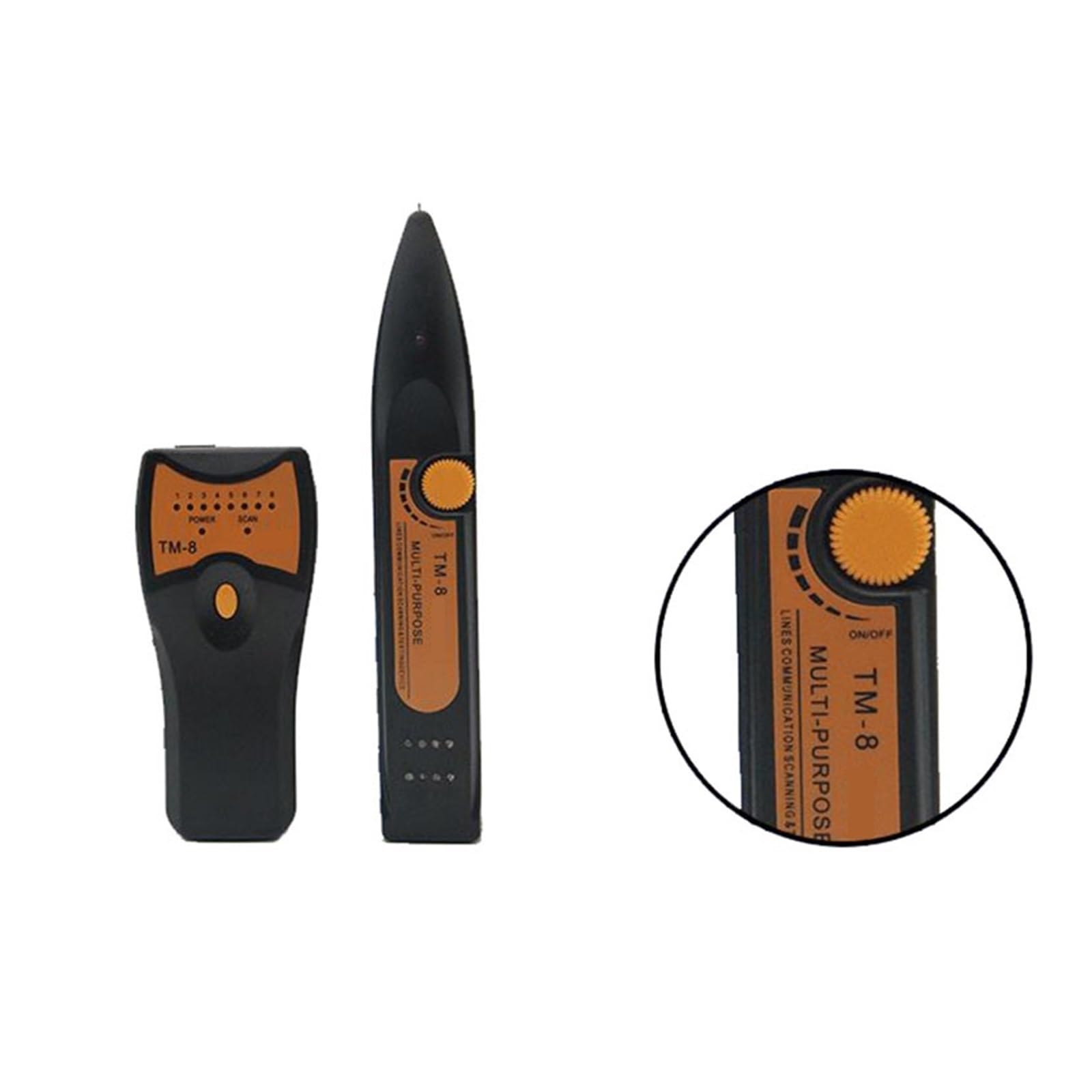 Probador de Cables de Red RJ11 RJ45 Cat5 Cat6 Teléfono Probador De Cable De Red LAN Detector Rastreador De Cables Rastreador De Tóner Buscador De Línea Ethernet Fácil de Leer