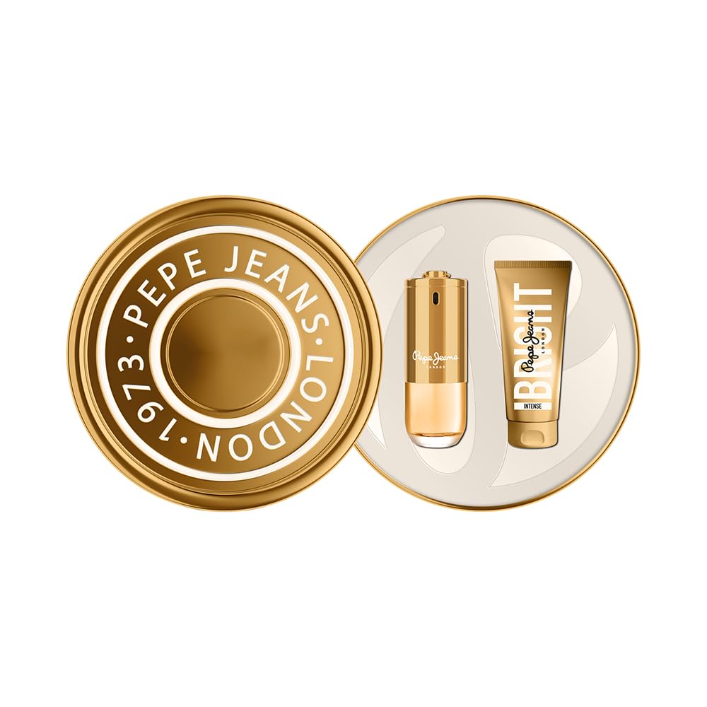Pepe Jeans Bright Intense For Her Perfumes de Mujer Estuche 2 Piezas | Pack Regalo, Eau de Parfum 80ml y Body Lotion 100ml, Set Fragancia Floral y Oriental