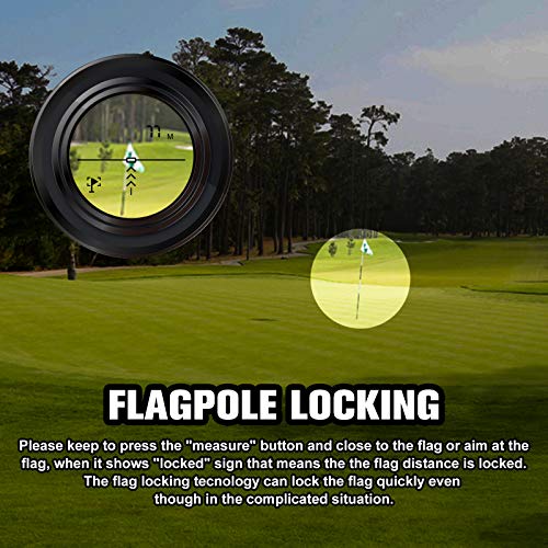 image for papasbox Golf Rangefinder 800 Yards Golf Hunting Slope Laser Range Fin
