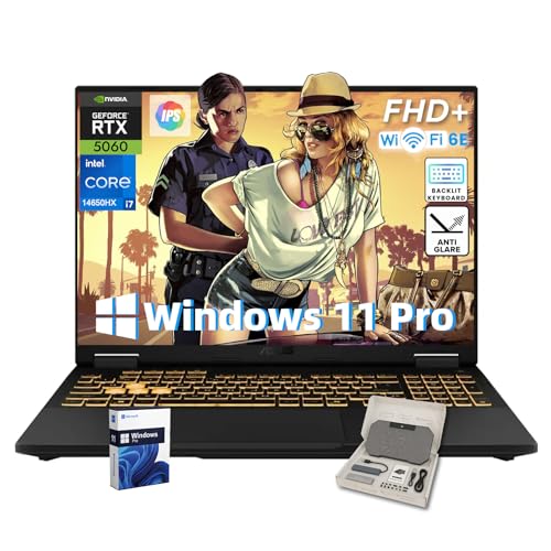 Image of ASUS TUF F16 Gaming Laptop • Dedicated GeForce RTX 5060 GDDR7 • 16'' FHD+ Anti-glare Display • Intel 16-Core i7 14650HX • Backlit KB • Facial recognition • Win 11 Pro • Accessories • 32GB DDR5+2TB SSD