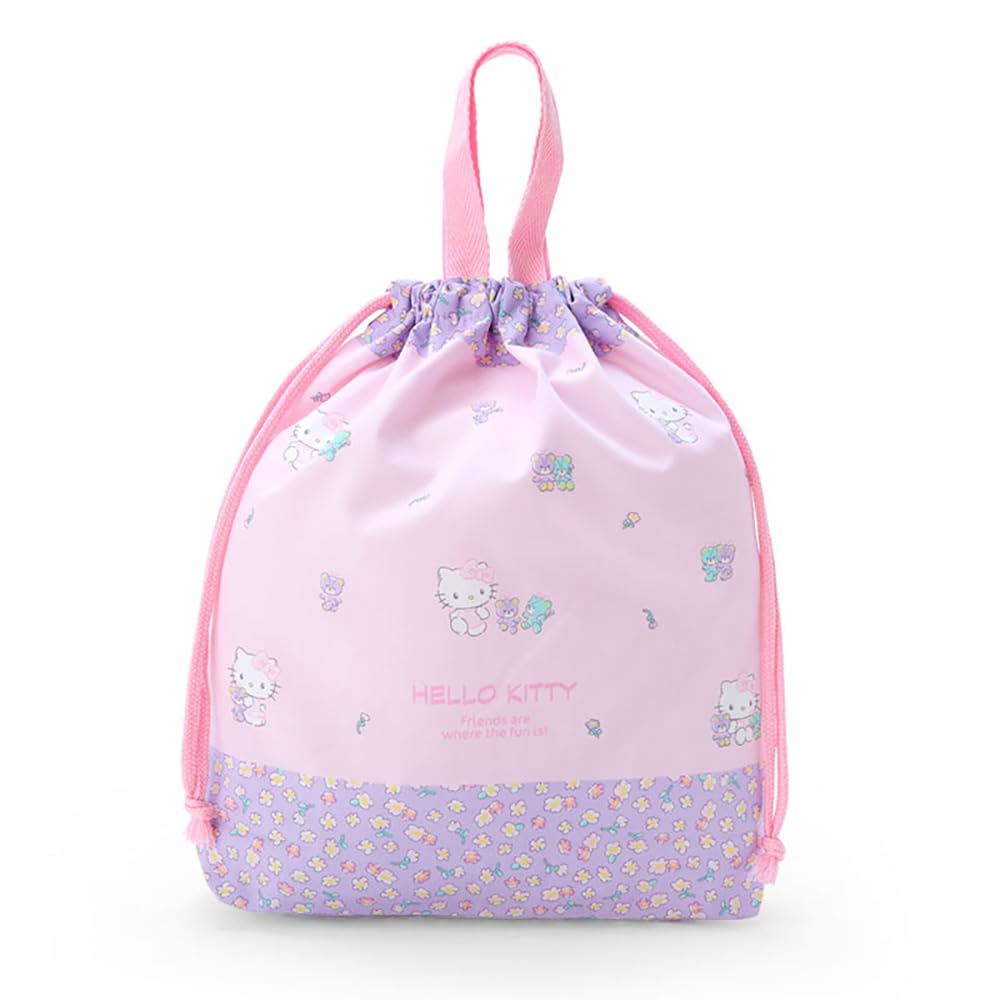 Amazon.co.jp: サンリオ(SANRIO) ハローキティ 持ち手付き巾着 255815
