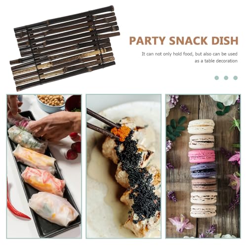 Bandeja reutilizable para sushi y aperitivos miniatura 7