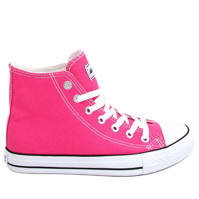 Emilio Fernández Zapatillas de Lona para Mujer, Estilo Clásico, Alta Comodidad, (Rosa, Sistema Tallas Calzado EU, Adulto, Mujer, Números, Mediano, 36)