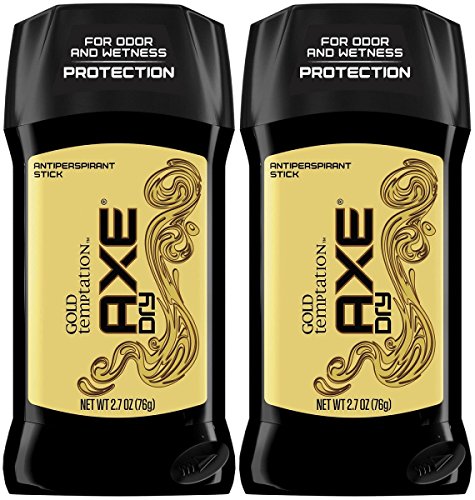 Axe Anti-Perspirant & Deodorant Stick, Gold Temptation, 2.7 Oz (Pack of 2)