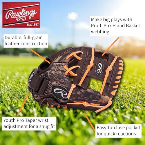 Gants de baseball pour enfants de 5 à 8 ans idéal pour le parc