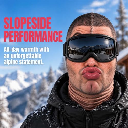 Funny Old Man Ski Mask Balaclava, Realistic Full Face Cover for Men Women - image 5