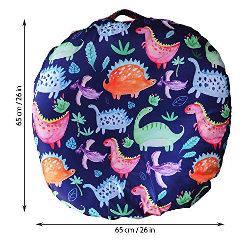Dinosaur-Lounger-Cover-for-Newborn-Lounger-Pillow-Case-for-Babies-Snug-Fitted-Removable-Slipcover-Babynest-Cover-for-Boys-Girls-Lovey-Super-Soft-Snug-Fitted-Lounger-Pillow-Not-Included