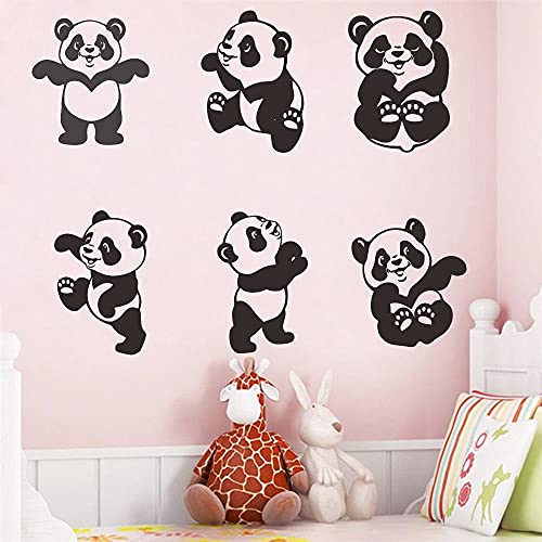Vinilos Decorativos Panda Bambú 6 Piezas para Pared miniatura 3