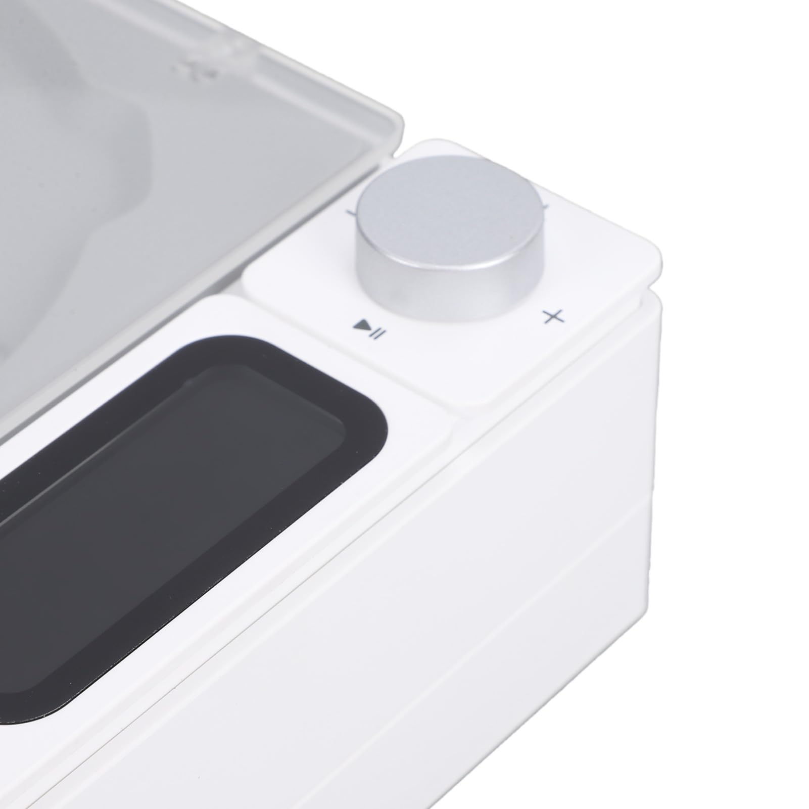 Fabater Reproductor de CD Bluetooth con Pantalla LCD y Experiencia de Audio Inalámbrica con Radio FM para Amantes de la Música (White)