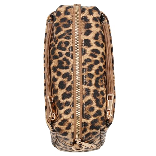 Image of FashionPuzzle Triple Zip Small Crossbody Bag