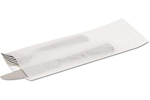 Bagcraft Paper Silverware Bags for Elegant Dining, 10 x 2.75 Inches
