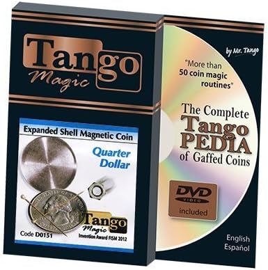 Expanded Shell Quarter Magnetic (D0151) by Tango - Trick