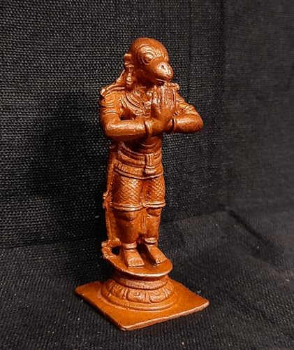 Image of Copper Hanuman Idol 2.3 in | Patina Antique Finish | 60g