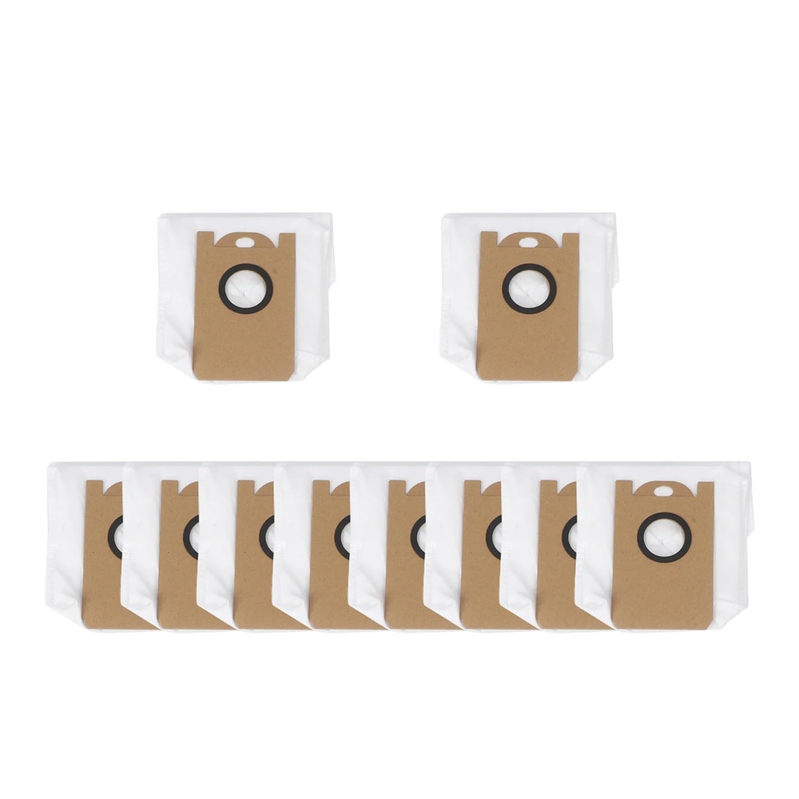 kvcccss 10 Pack Replacement Dust Bags ，Compatible For Redkey， R10 Robot Vacuum Cleaner Dust Bags(10PACK)