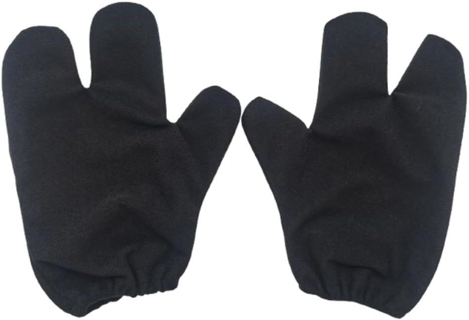 TANTAKO 5Pcs Purple Costume Accessories Set with Goggles Purple Beanie Tutu Suspenders and Three Fingered Gloves. (With Hair) - Image 6