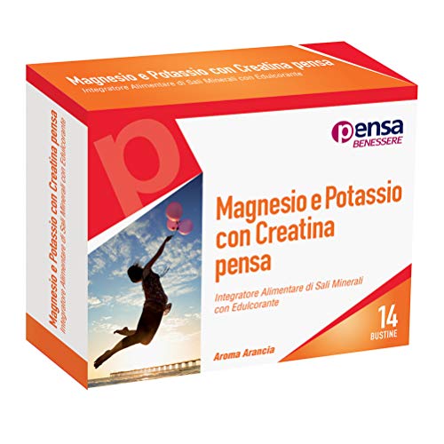 Pensa Pharma Magnesio E Potassio Con Creatina Pensa Integratore, 14 Bustine