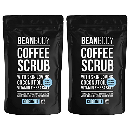 Mr. Bean Body Coffee Scrub With Coconut Oil Coconut 220g"Pack of 2"