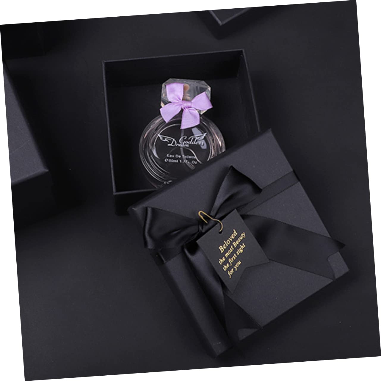 Healeved 6stücke Elegante Schwarze Geschenkkartons Mit Schleife Vielseitige Dekorative Verpackung Für Hochzeiten Valentinstag Partys Und Besondere Anlässe