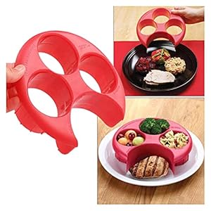 PUTOWUT 1 Portie Controle Plaat Voor Maaltijd Maatregel Afvallen Dieet Management Apothecary Producten Gezond Eten