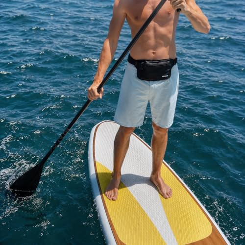 Riñonera impermeable, bolsa de cintura sumergible para natación y paddle surf miniatura 4