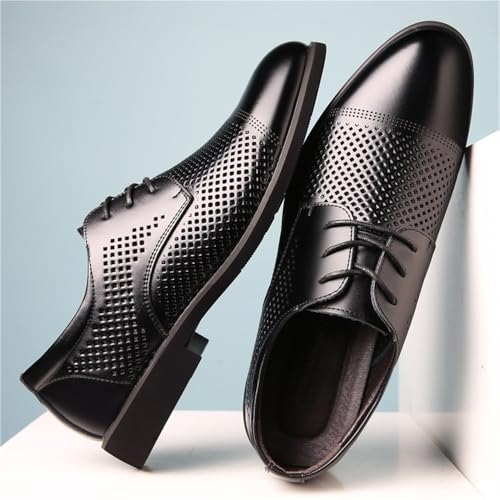 Comfortable Premium Leather Oxford Shoes Men Lace Up for Office Dress Shoes3
