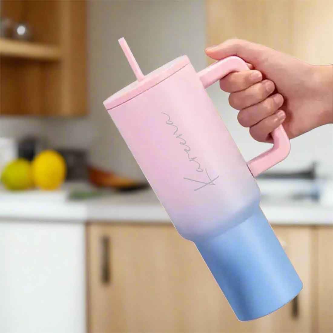 Nutcase Customized Tumbler with Name 1200ml Stainless Steel Vacuum Insulated Travel Cups 1