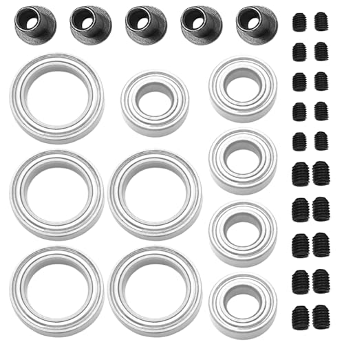 Vgoohobby XZ067 Rc Car Ball Bearings,5X10X4Mm 10X15X4Mm Deep Groove Metal Shielded Compatible cover