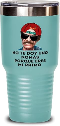 Regalo para primo vaso de vino y blanco no te doy una nomas