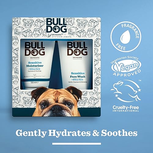 BULLDOG SKINCARE - Sensitive Duo Giftset for Men | Sensitive Moisturiser & Face Wash - Image 4