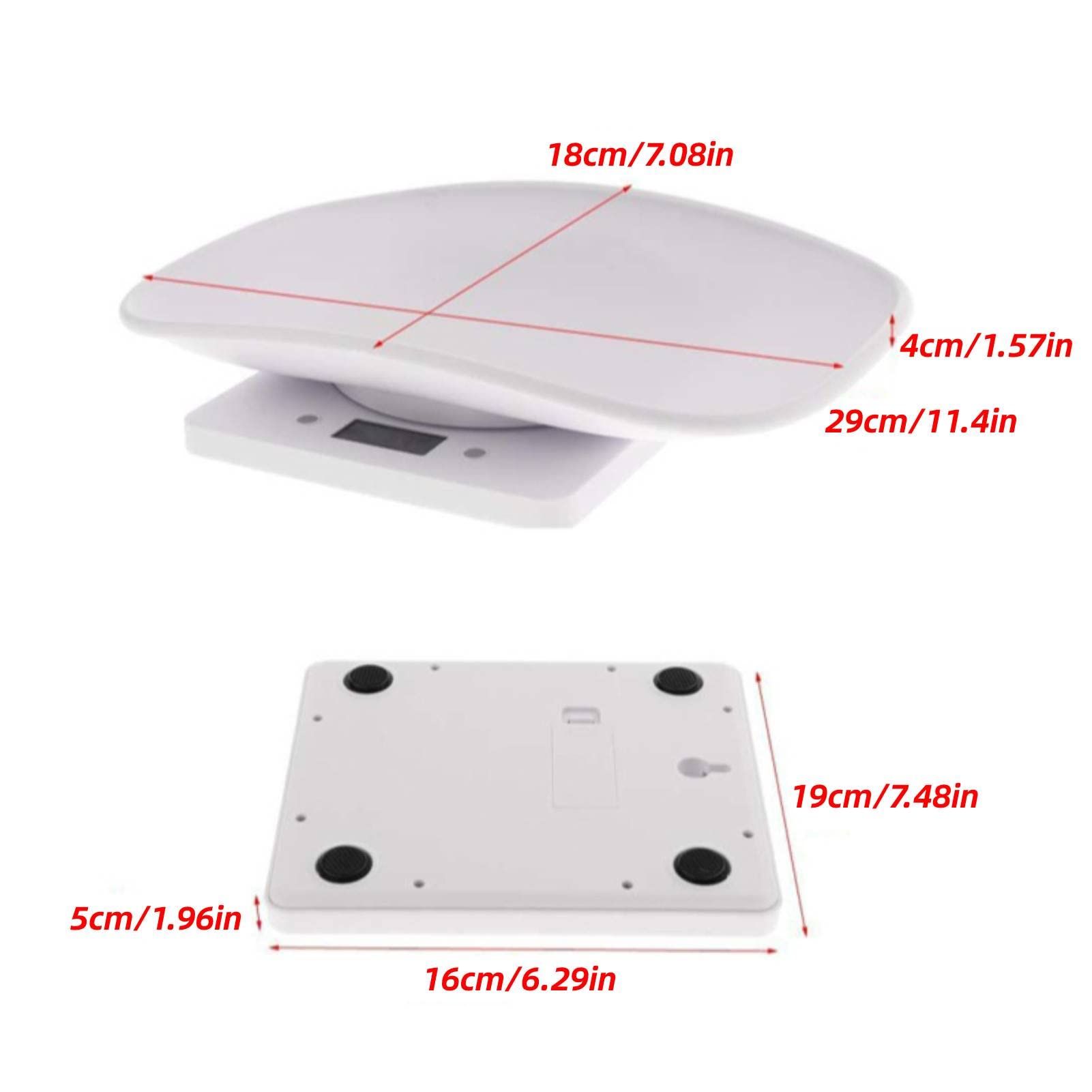 10 kg/1g Digitale Piccolo peso del Animali Bilancia per Animali Scala per Animali Misura Animali domestici con precisione per gatti Cani Strumento di misura Bilancia da elettronica