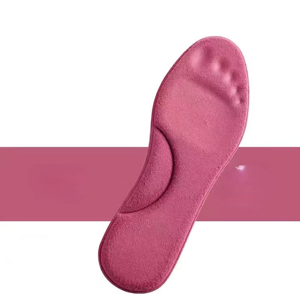 Semelles thermiques for les pieds Semelles chaudes de soutien de la voûte plantaire for femmes Coussinets de chaussures d'hiver(42-43)