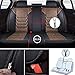 YSHUAI Funda de asiento de coche de piel sintética para asientos de...