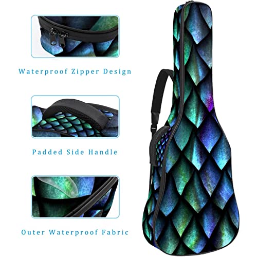 Housse pour guitare acoustique – Motif tranches de citron vert – Vert et violet – 1 cm d’épaisseur – Housse de transport… - Les Beatles, Paul McCartney, John Lennon, RIngo Starr, George Harrison Housse pour guitare acoustique - Motif tranches de citron vert - Vert et violet - 1 cm d'épaisseur - Housse de transport… – Image 5