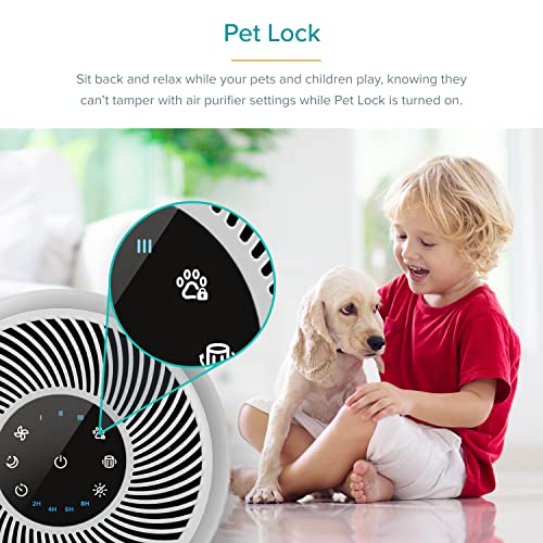 Levoit CORE P350 Air Purifiers For Pets In Home Large Room And Bedroom, Efficient Activated Carbon Filter thumb #9