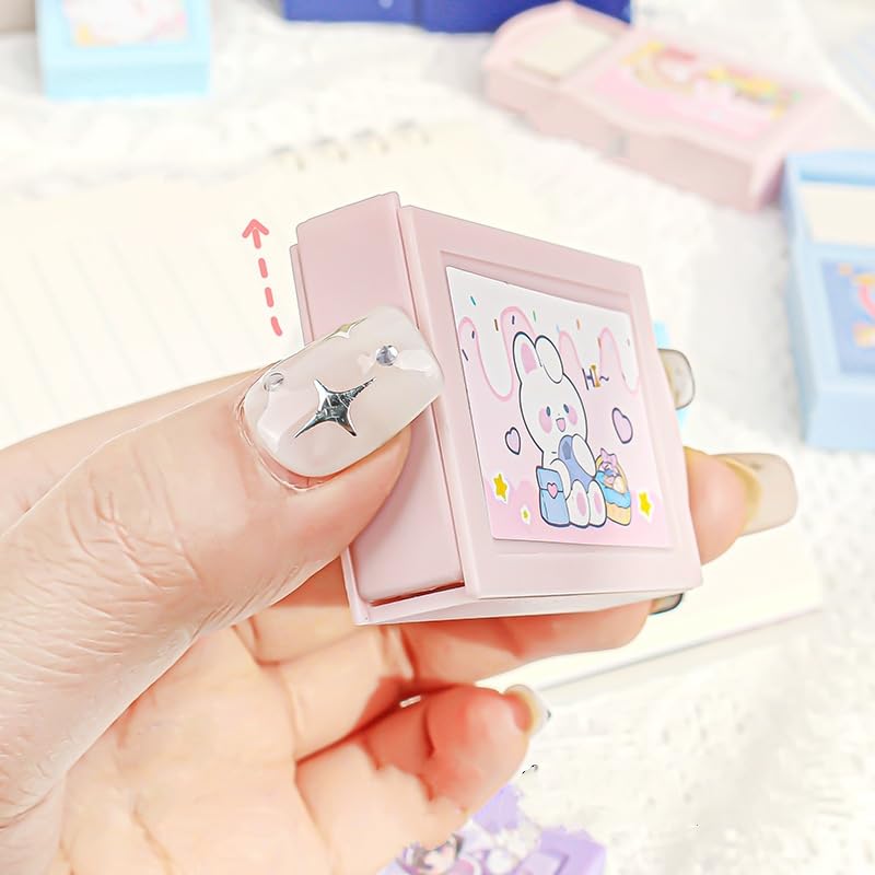Fun Magic Box Pencil Eraser Cute Drawer Modle Rubber Eraser for Kids, Girls School Student Prize Party Present, Magic Box Shaped Erasers (1) 2