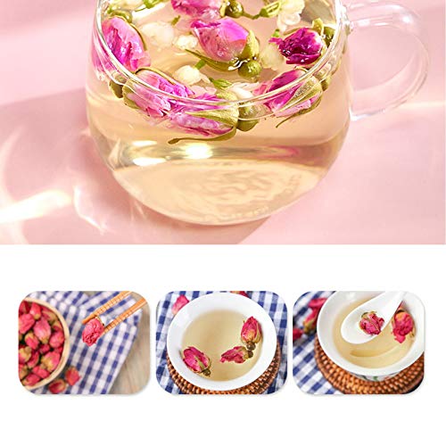 dried rose buds edible fragrant dried flowers for tea baking crafts potpourri - red rose buds 35oz