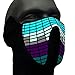 Produktbild Ucult Equalizer LED-Maske Leuchtmaske Gesichtsmaske Mund-Nasenmaskee schwarz Face Shield Sturmmaske