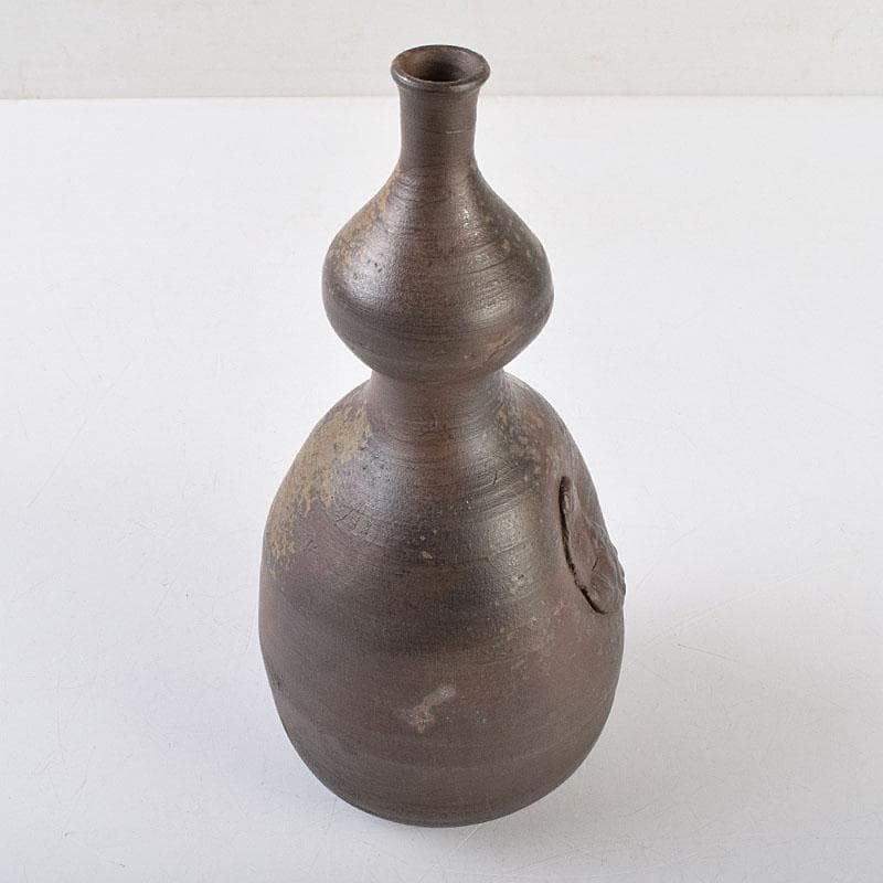 桂又三郎極め 桂又三郎極め 江戸時代初期 古備前 瓢型人形徳利 V