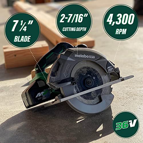 Metabo Hpt 18V/36V Multivolt 5-Piece Cordless Tool Combo Kit | Hammer Drill | Triple Hammer Impact Driver | Circular Saw | Reciprocating Saw | Work Light | Kc18Dbfl2Qd, Green #TOP3