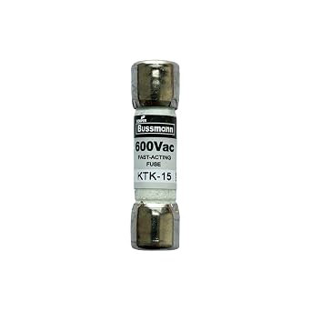 New OEM KTK-15 KTK-15A 600Vac Fast Acting Fuse, Pack of 10