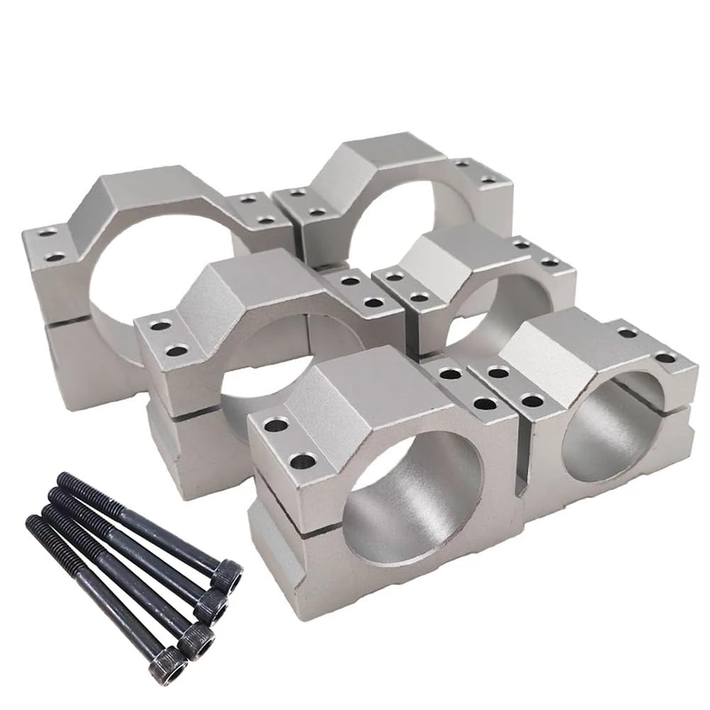 Base fissa in alluminio pressofuso, staffa di montaggio motore mandrino con finitura anodizzata, per macchine utensili CNC e sistemi automatizzati
