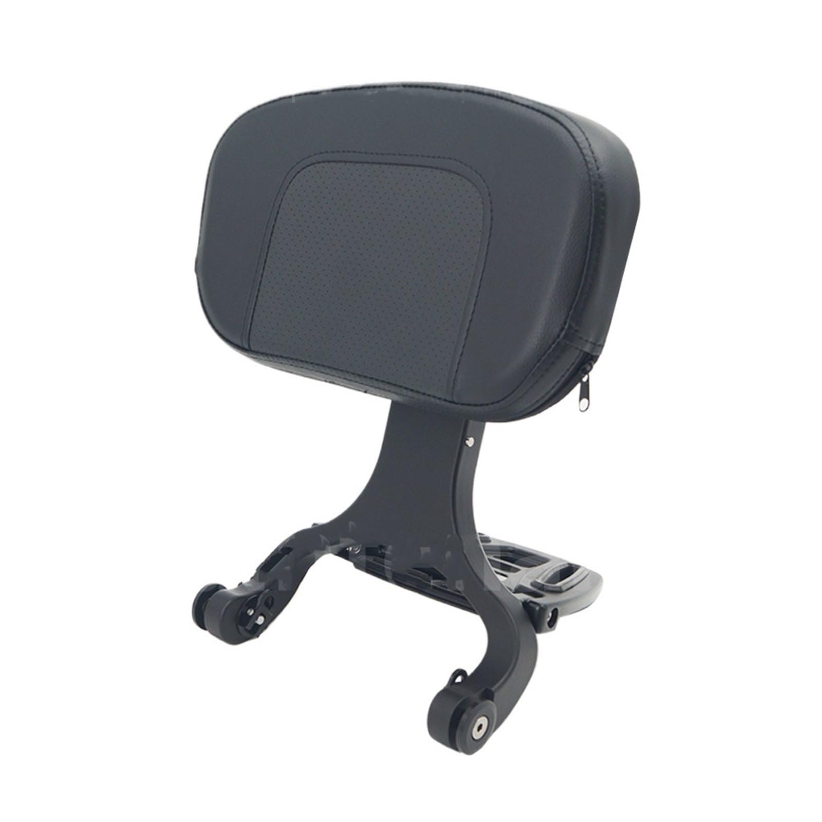 Respalda para Moto Respaldo para Motocicleta con portaequipajes Plegable para Conductor y Pasajero, Compatible con Honda Rebel 1100 CM 1100(Black)